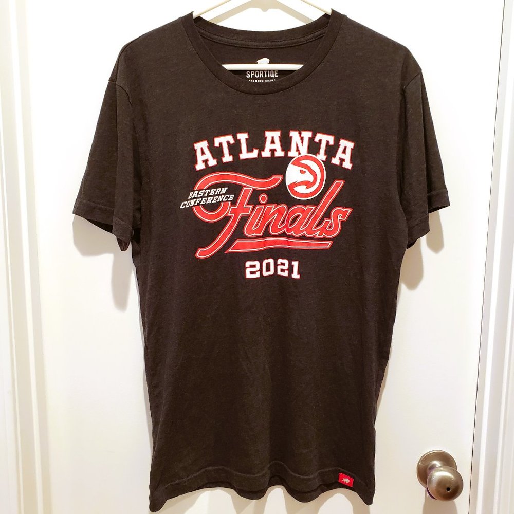 Atlanta Hawks T Shirt 2021 NBA Eastern Conference Finals Soft Tee Size Large